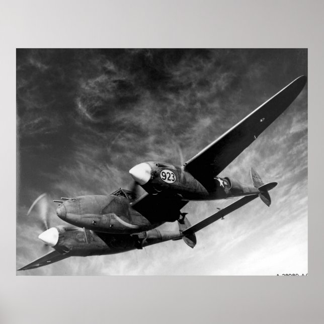 Póster Relámpago P-38 (Frente)