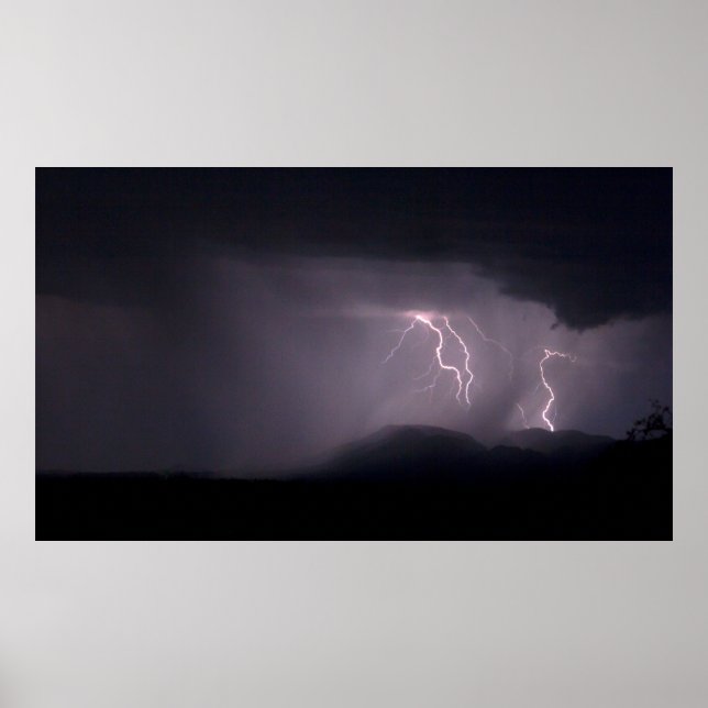 Póster Relámpagos del desierto (Frente)