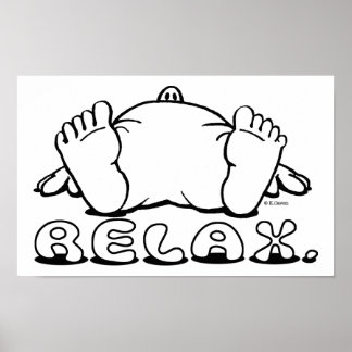Póster Relax poster
