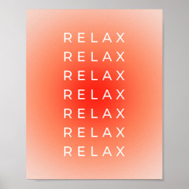 Póster Relax Relax Gradiente