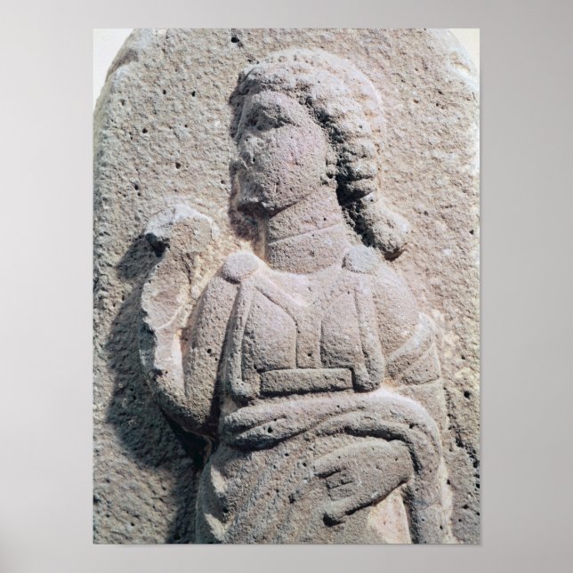 Póster Relief depicting a Hittite woman in (Frente)