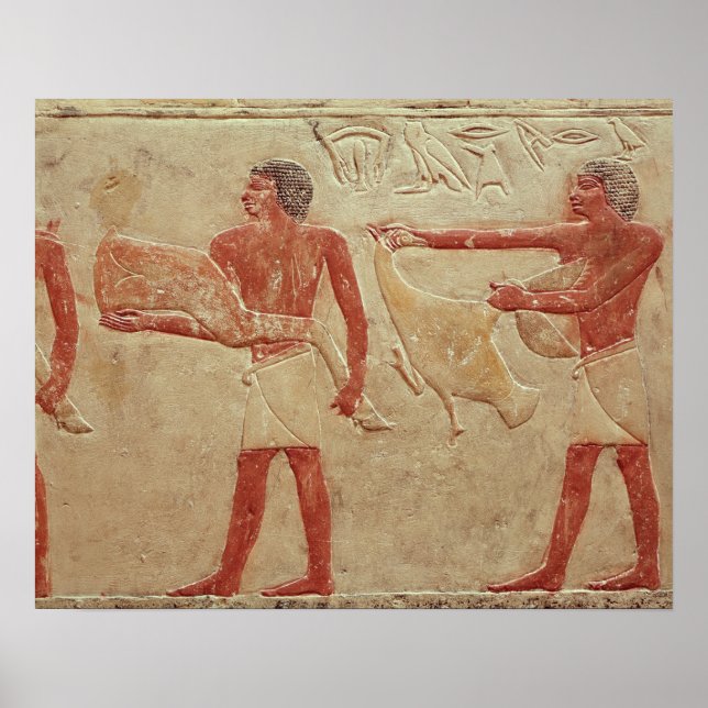 Póster Relief depicting servants (Frente)