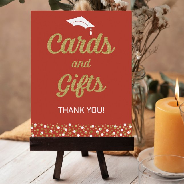 Póster Relieve metalizado dorado Script Tarjetas Confetti (Subido por el creador)