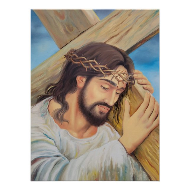 Póster Religión cristiana Jesucristo (Anverso)