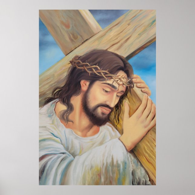 Póster Religión cristiana Jesucristo (Frente)