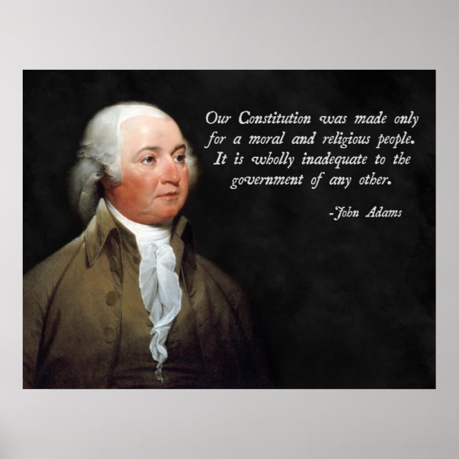 Póster Religión de John Adams (Frente)