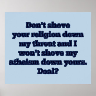 Póster Religion VS. Atheism, part 2