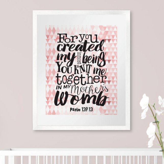 Póster Religioso Para Usted Creó Knit Me Together (Subido por el creador)