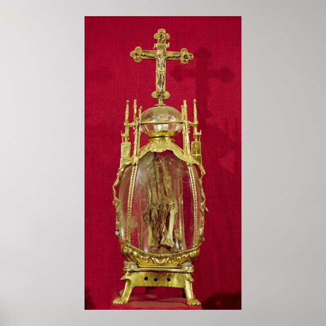 Póster Reliquary containing the hand of St. Attalia (Frente)
