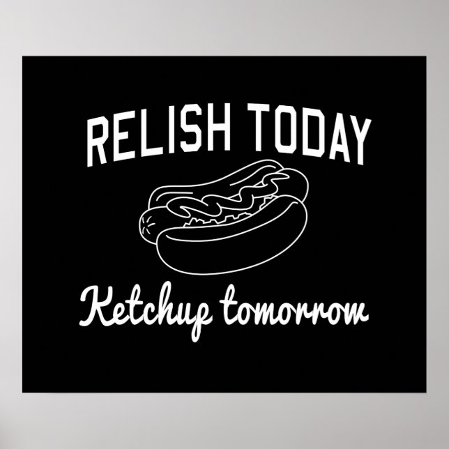 Póster Relish hoy, Ketchup mañana (Frente)