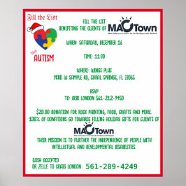 Póster Rellenar la lista, 2023