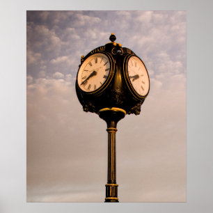 Póster Reloj Antiguo
