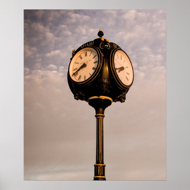 Póster Reloj Antiguo (Frente)