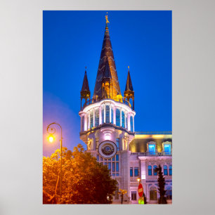 Póster Reloj astronómico de Batumi