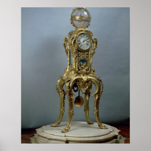 Póster Reloj astronómico de pasaje hecho por Jacques Caff