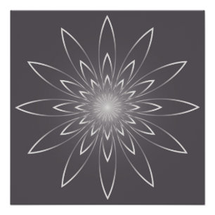 Póster reloj de cuarzo ahumado