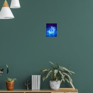 Póster Reloj de Nochevieja emoción eléctrica de SlipperyJ
