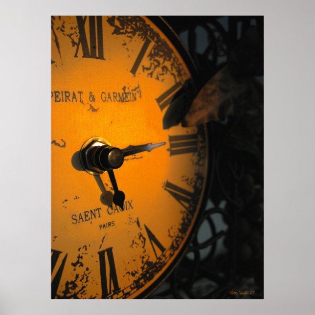 Póster Reloj de reloj (Frente)
