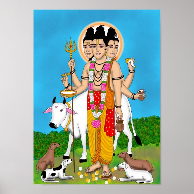 Póster Reloj del Señor Dattatreya (Frente)