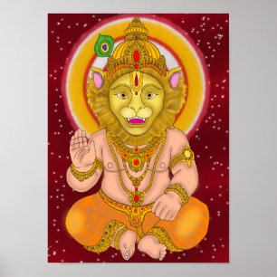 Póster Reloj del Señor Narsimha