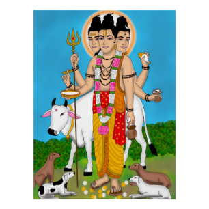 Póster Reloj Lord Dattatreya