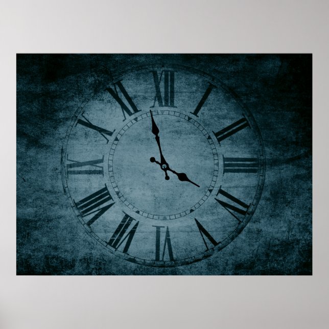 Póster Reloj retro (Frente)