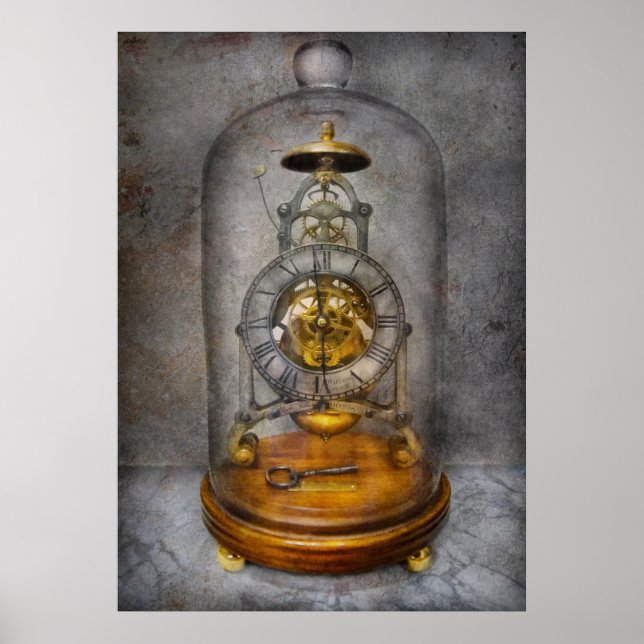 Póster Relojero - La cápsula del tiempo (Frente)