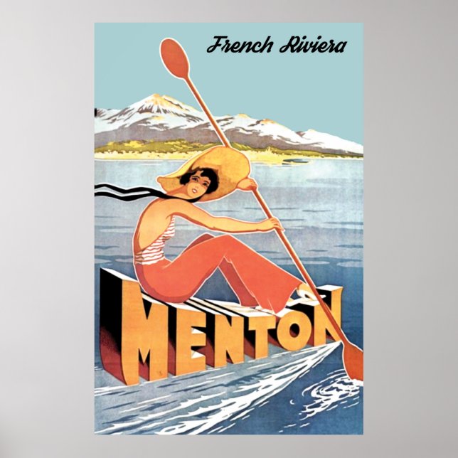Póster Remando por Menton (Frente)
