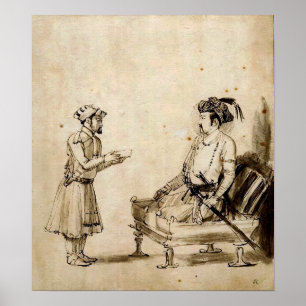Póster Rembrandt - A Mughal Nobleman  (Prince Daniyal)