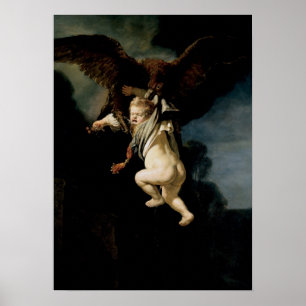 Póster Rembrandt - Abduction Of Ganymede