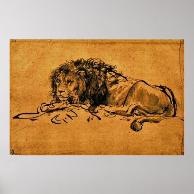 Póster Rembrandt - Al Rest Leo Poster (Frente)