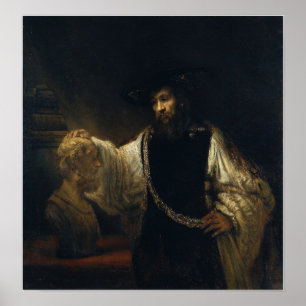 Póster Rembrandt - Aristóteles Con El Busto De Homero