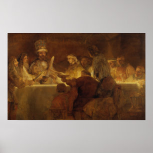 Póster Rembrandt - Conspiración De Batavianos Bajo Claudi