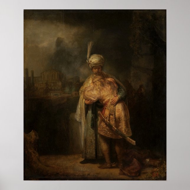 Póster Rembrandt - David y Jonatán (Frente)
