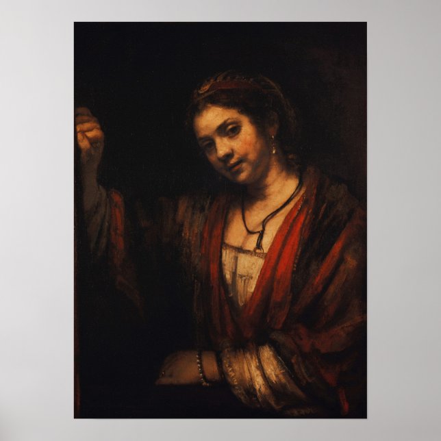 Póster Rembrandt - Hendrickje Stoffels (Frente)
