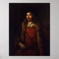 Rembrandt - Hombre Con Abrigo De Piel