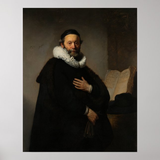 Póster Rembrandt - Johannes Wtenbogaert (Frente)