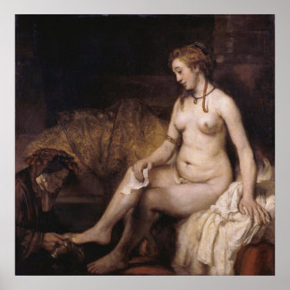 Póster Rembrandt - la carta