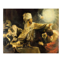 Rembrandt - La fiesta de Belshazzar,