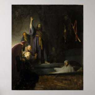 Póster Rembrandt - Levantamiento De Lázaro