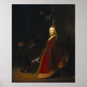 Póster Rembrandt - Minerva