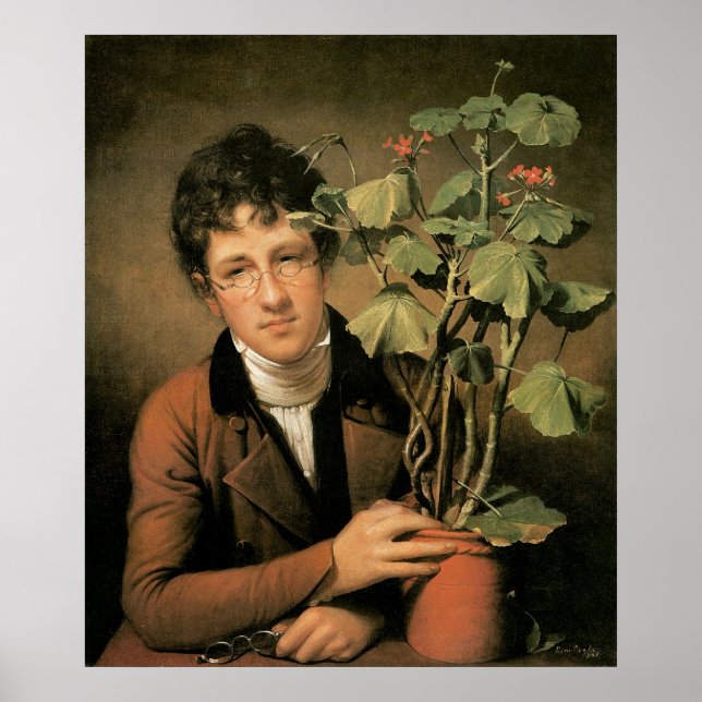 Póster Rembrandt Peale Rubens Peale con un alemán (Frente)