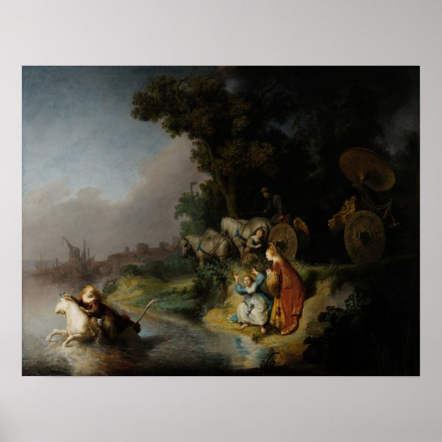 Póster Rembrandt - Rapto de Europa (Frente)