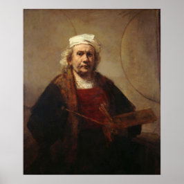 Póster Rembrandt Self Retrato con Círculos