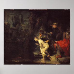Póster Rembrandt Susanna y los mayores