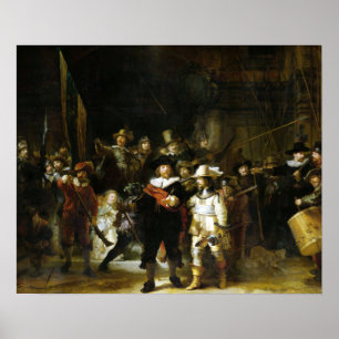 Póster Rembrandt The Nightwatch