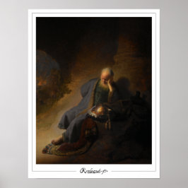 Póster Rembrandt van Rijn Zedign Art Poster #609