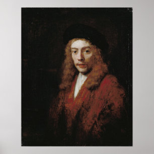 Póster Rembrandt - Young Man, Perhaps Artist's Son Titus