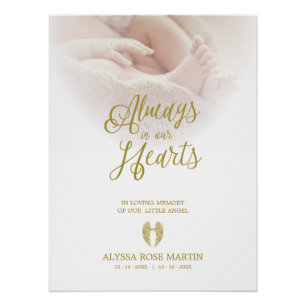 Póster Remember Little Baby Angel Loved Ones Passed Away