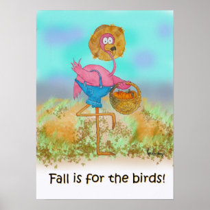 Póster Remiendo divertido de la calabaza del humor de la